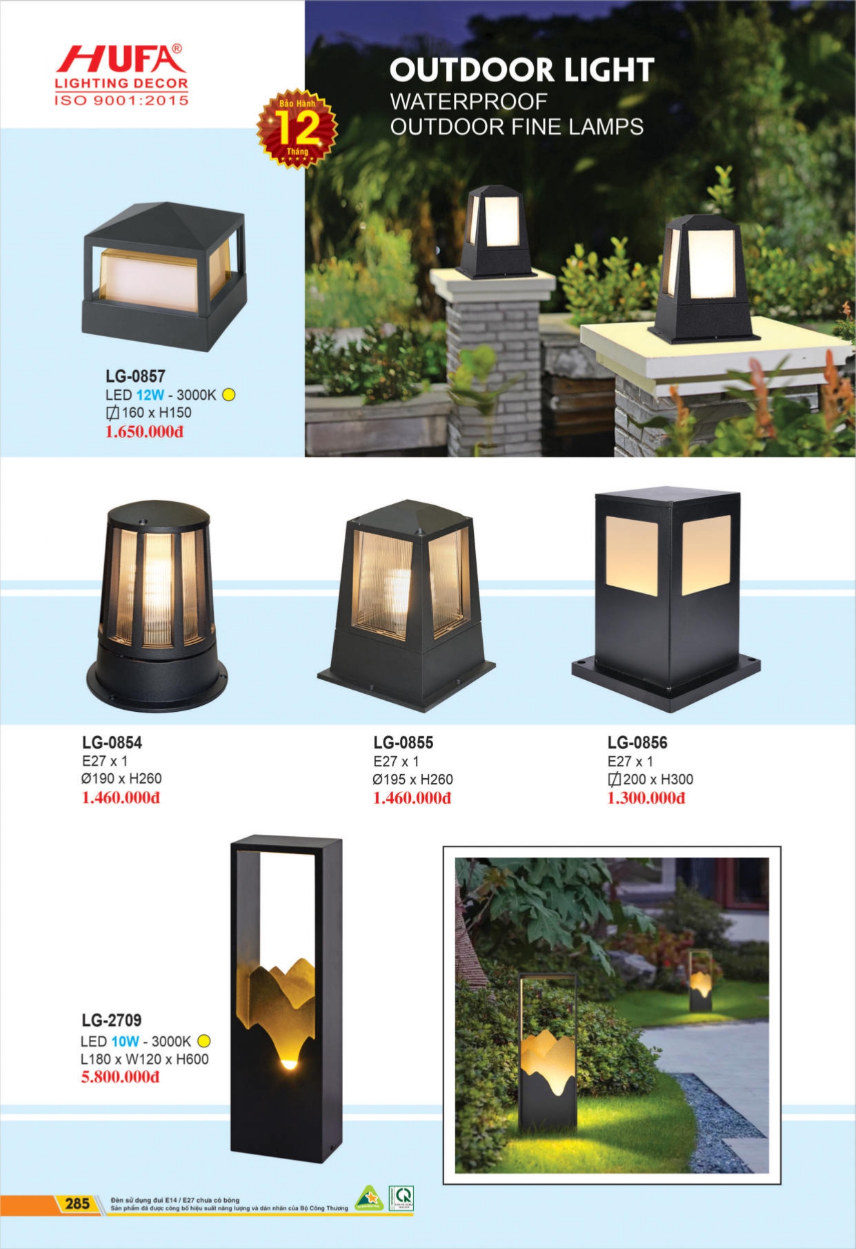 Bảng giá đèn LED HUFA 2026